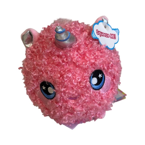 Squeezamals Ursula Unicorn Series 3 Small Plush Toy 3.5” 2019 - Picture 5 of 11